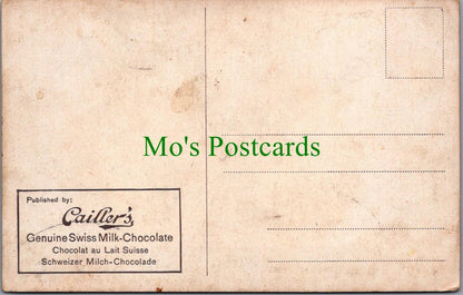 Advertising Postcard-Cailler's Genuine Swiss Milk Chocolate-Mountains