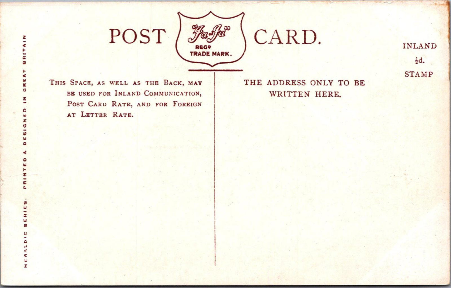 Heraldic Postcard - Heraldry, The Yorkshireman's Arms  XT150
