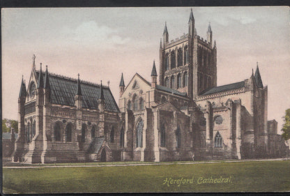 Herefordshire Postcard - Hereford Cathedral      RT776