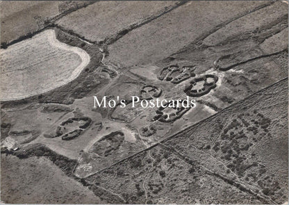 Cornwall Postcard: Chysauster Ancient Village Madron Penzance Aerial View RR22427