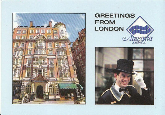 London Postcard - Greeting from London - Waverley House Hotel  AB591