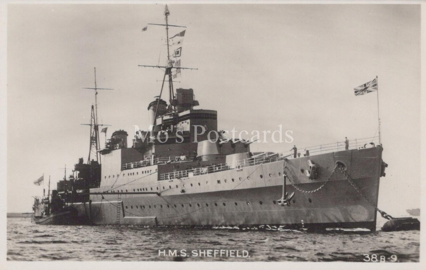 Naval History Postcard - British Royal Navy. H.M.S.Sheffield  XT104