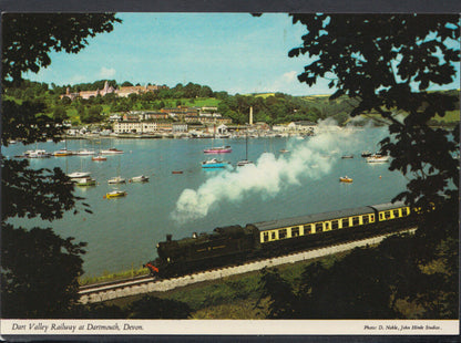 Devon Postcard - Dart Valley Railway at Dartmouth RR4852
