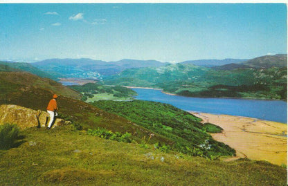 Wales Postcard - Panorama Walk - Barmouth, Gwynedd   TZ7619