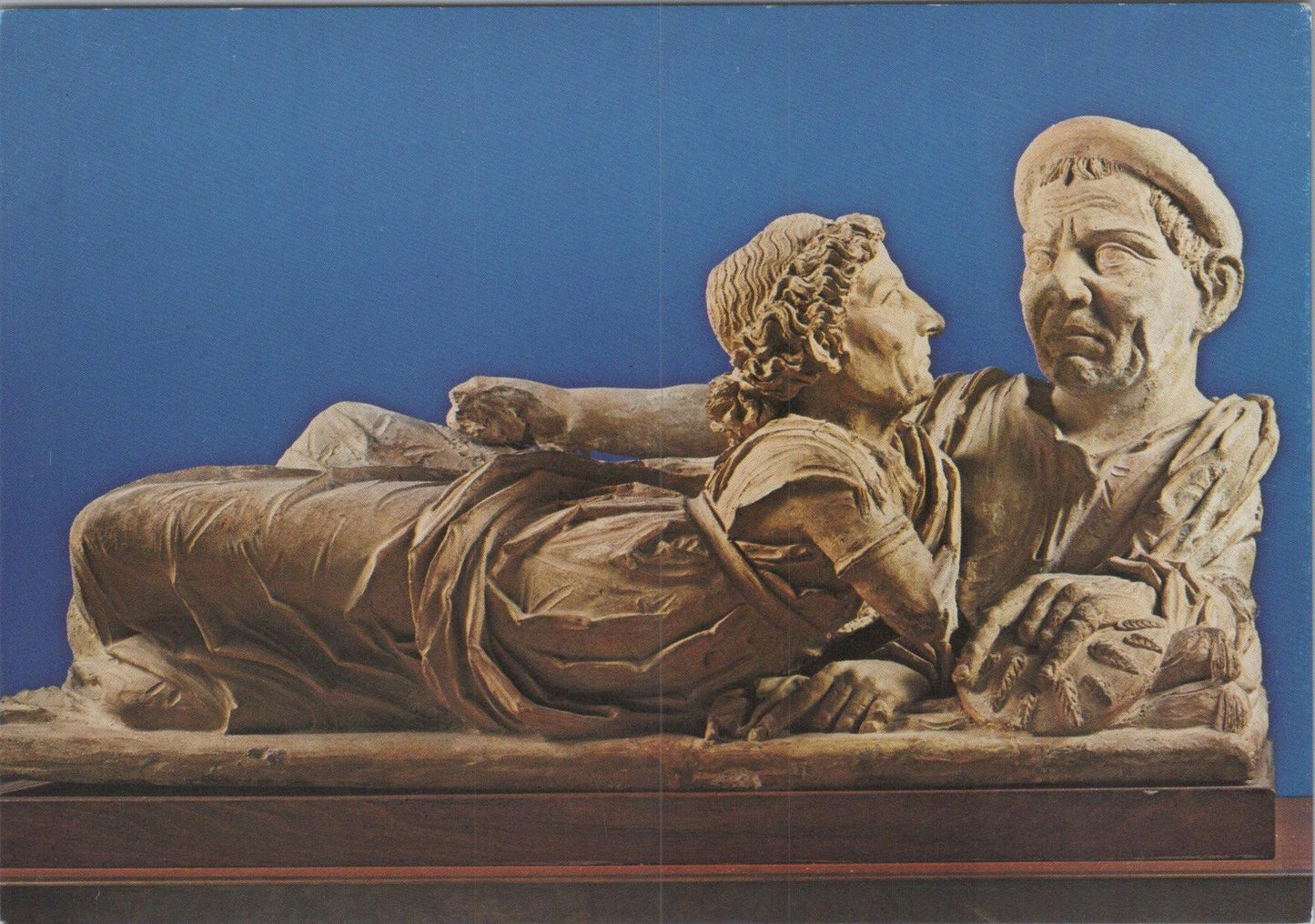Italy Postcard-Volterra,Museo Guarnacci - "Gli Sposi" Coperchio Di Urna RRR1388