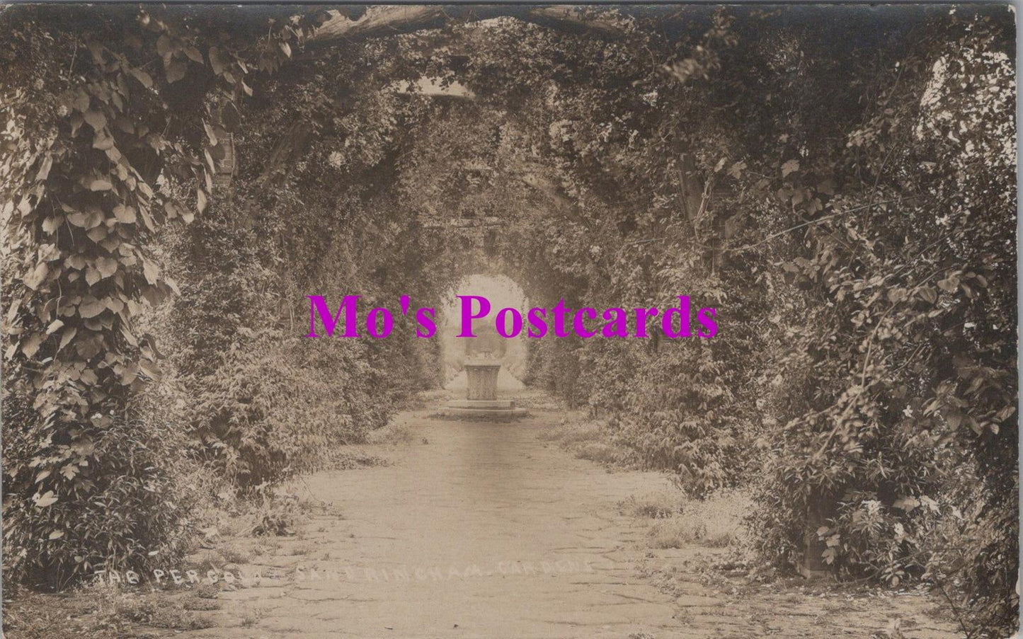 Norfolk Postcard - Sandringham Gardens, The Pergola HM133