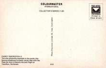 Load image into Gallery viewer, Military Aviation Postcard - Fairey Swordfish II Aeroplane RS24407
