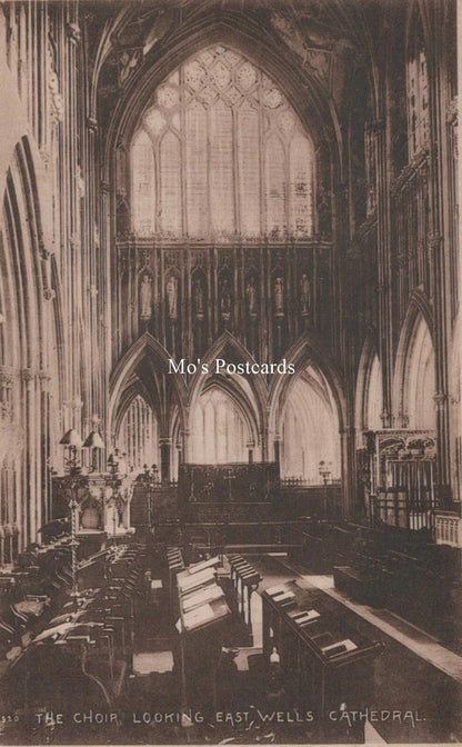 Somerset Postcard - Wells Cathedral, The Choir Looking East  RS40634