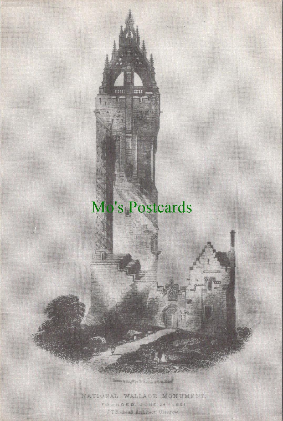 Scotland Postcard - Wallace Monument, Stirling c.1880 - RRR1346