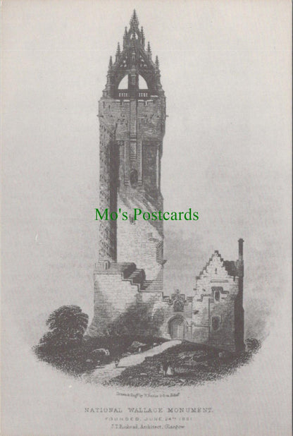 Scotland Postcard - Wallace Monument, Stirling c.1880 - RRR1346