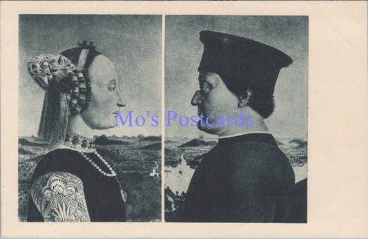 Art Postcard -Piero Della Francesca, Portraits of Federico Da Montefeltro DC2259
