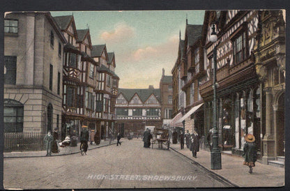 Shropshire Postcard - High Street, Shrewsbury A9866