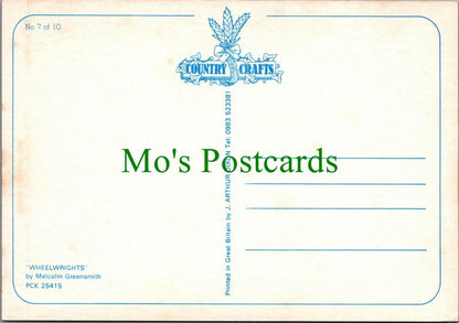 Country Crafts Postcard - Occupations - Wheelwrights   RRR1080