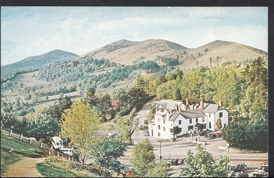 Worcestershire Postcard: British Camp Hotel Malvern Hills Landscape View RS2492
