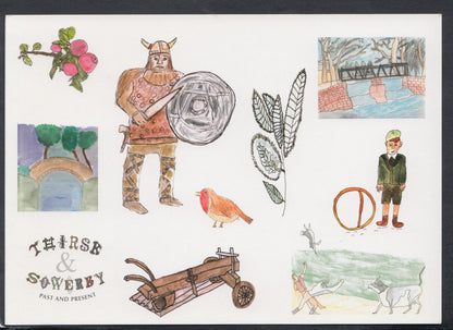 Yorkshire Postcard - Thirsk and Sowerby Past and Present   RR5405