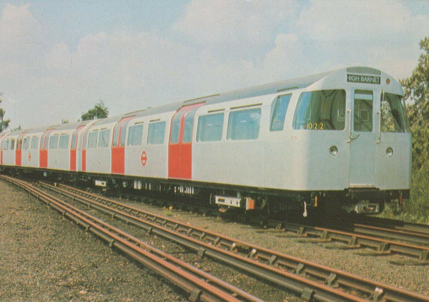 Railway Postcard: Underground Train, 1972 Mk II Tube Stock  RRR1018