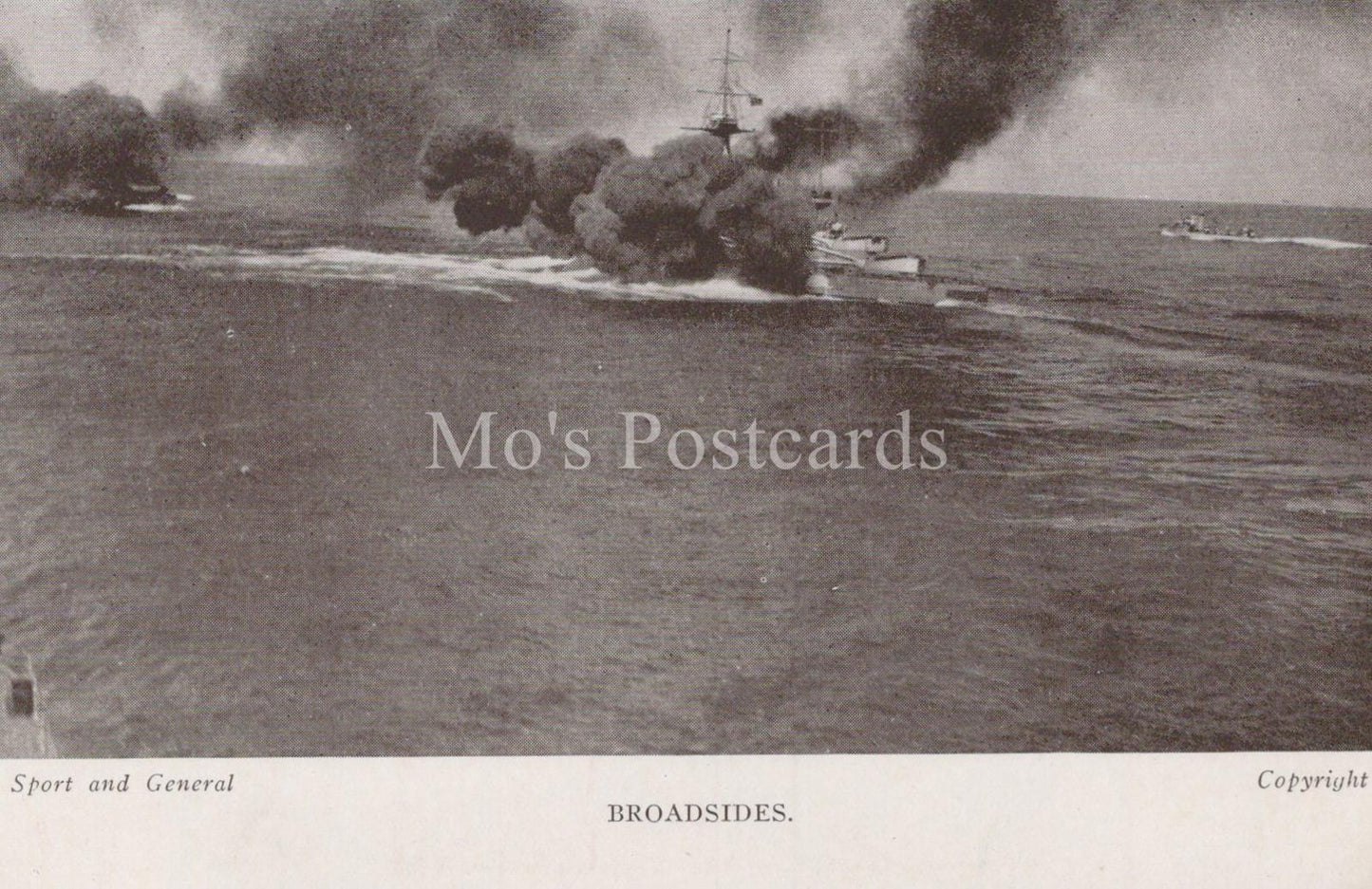 Navy History Postcard - Plymouth British Royal Navy Week, Broadsides XT84