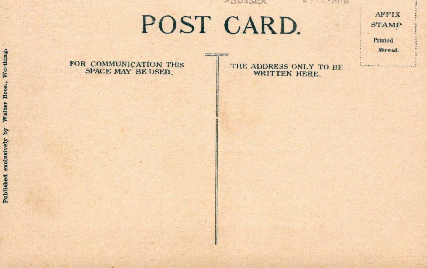 Sussex Postcard - Goring Cross Road   RS21909