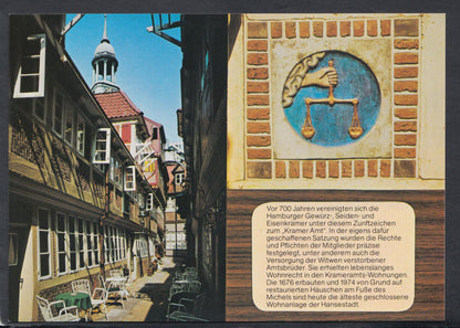Germany Postcard - Hamburg - Krameramtshauser  RR5719