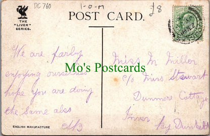 Isle of Man Postcard: The Manx Electric Railway, Groudle Railway Station DC760