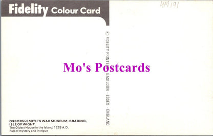 Isle of Wight Postcard - Brading, Osborn Smith's Wax Museum   HM191