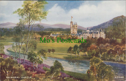 Scotland Postcard - Balmoral Castle, Art Colour, Artist E.W.Trick DC2605