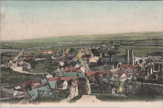 Dorset Postcard - Corfe Castle Village  XT161