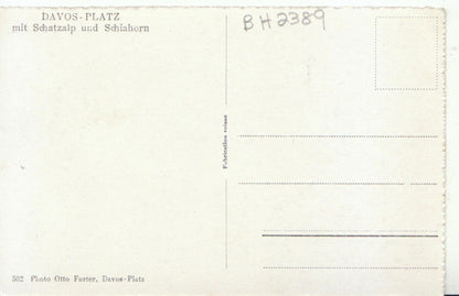 Switzerland Postcard - Davos-Platz - Mit Schatzalp Und Schiahorn   TZ1376