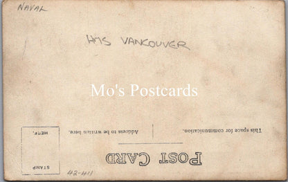 Shipping Postcard - Royal Navy, HMS Vancouver, V-Class Destroyer RS39879