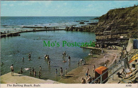 Cornwall Postcard: Bude Sea Pool Summerleaze Beach Bathing  RS29306