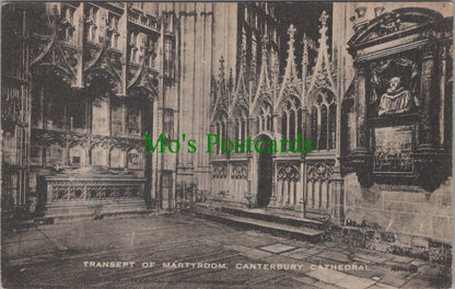 Kent Postcard - Canterbury Cathedral, Transept of Martyrdom   DC1508