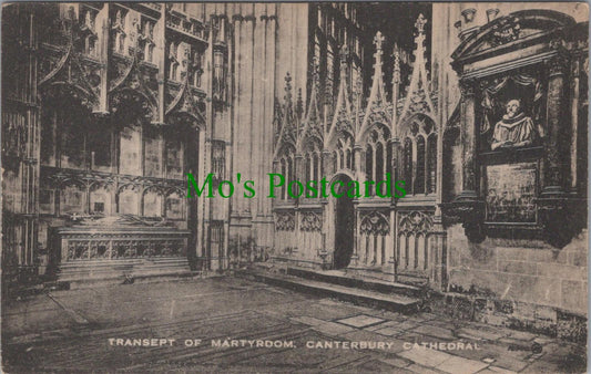 Kent Postcard - Canterbury Cathedral, Transept of Martyrdom   DC1508