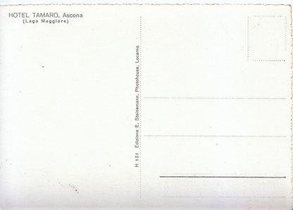 Switzerland Postcard - Hotel Tamaro, Ascona, [Lage Maggiore]   SM294