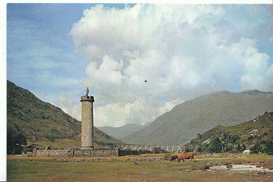 Scotland Postcard - The Monument To The '45 Rebellion, Glenfinnan   AB114