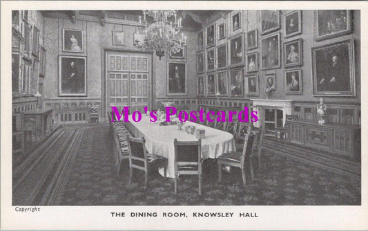 Lancashire Postcard - Knowsley Hall, The Dining Room HM176