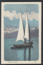 Load image into Gallery viewer, Switzerland Postcard - Barque Du Leman  T6010

