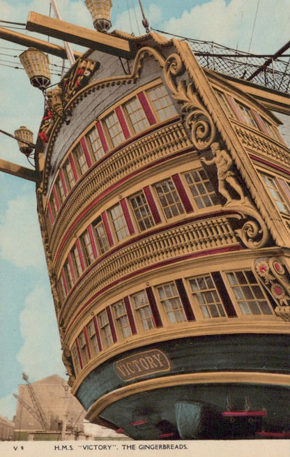 Naval History Postcard - H.M.S Victory, The Gingerbreads  XT54