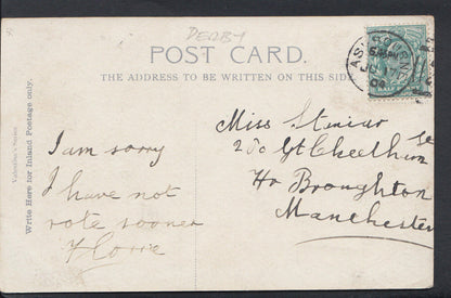 Derbyshire Postcard: Buxton From Town Hall RS6296