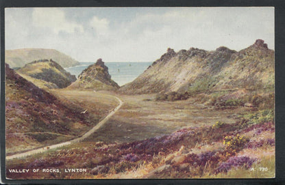 Devon Postcard - Valley of Rocks, Lynton    RS14420