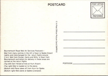Dorset Postcard - Bournemouth Royal Mail Air Services, Airport  RR15805