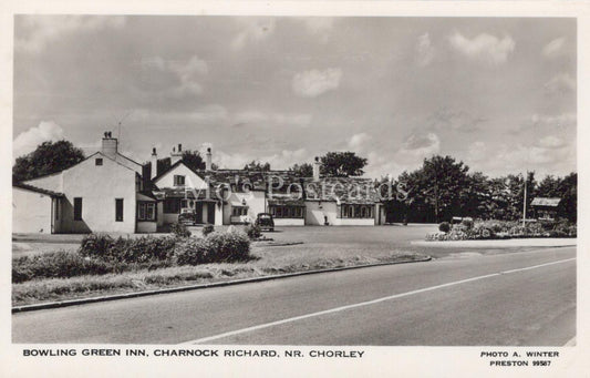 Lancashire Postcard - Bowling Green Inn, Charnock Richard, Nr Chorley XT78