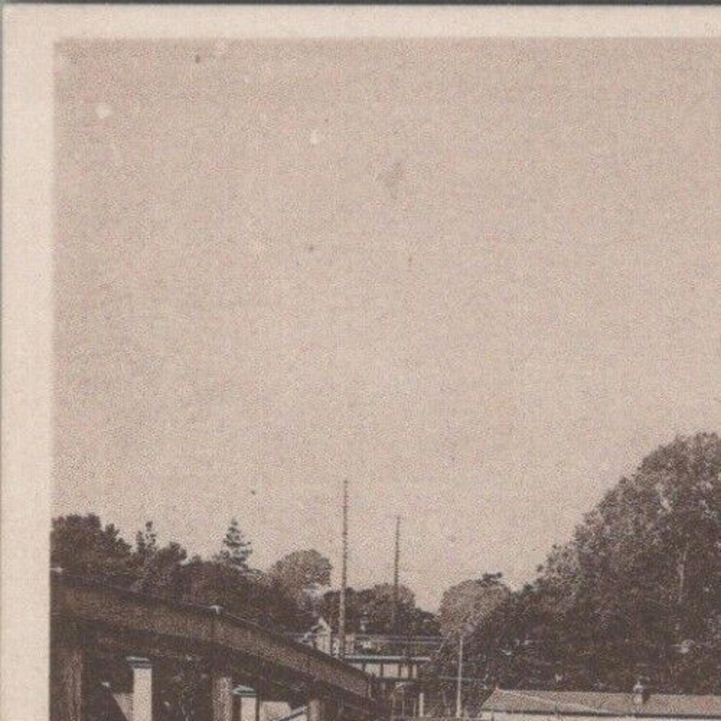 Hampshire Postcard - Bursledon River View Showing Cabin Tea Rooms Unused RS39337
