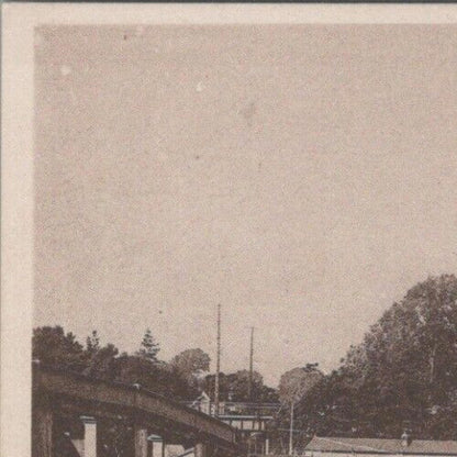Hampshire Postcard - Bursledon River View Showing Cabin Tea Rooms Unused RS39337