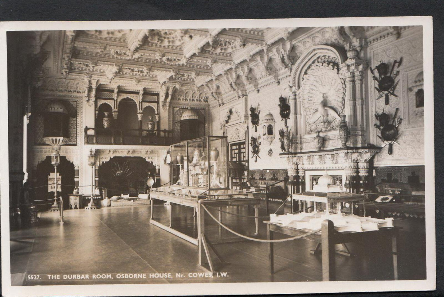 Isle of Wight Postcard - The Durbar Room, Osborne House, Nr Cowes  RT1383