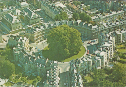 Somerset Postcard - Aerial View of The Circus, Bath    RR23227