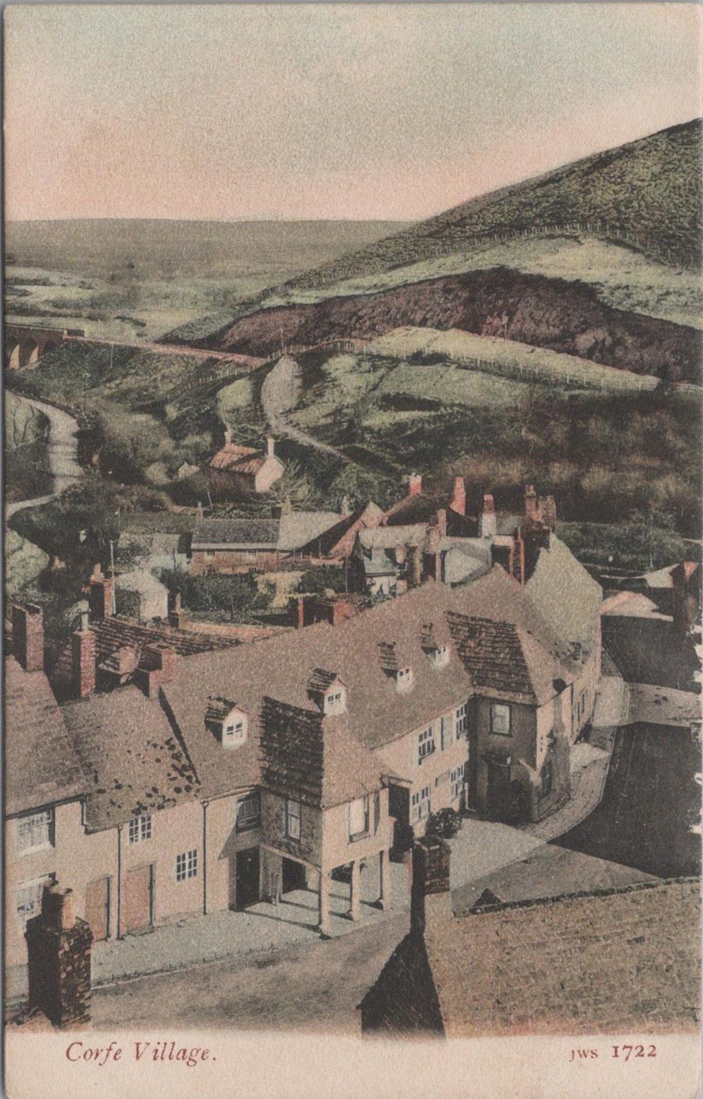 Dorset Postcard - Corfe Village   XT132