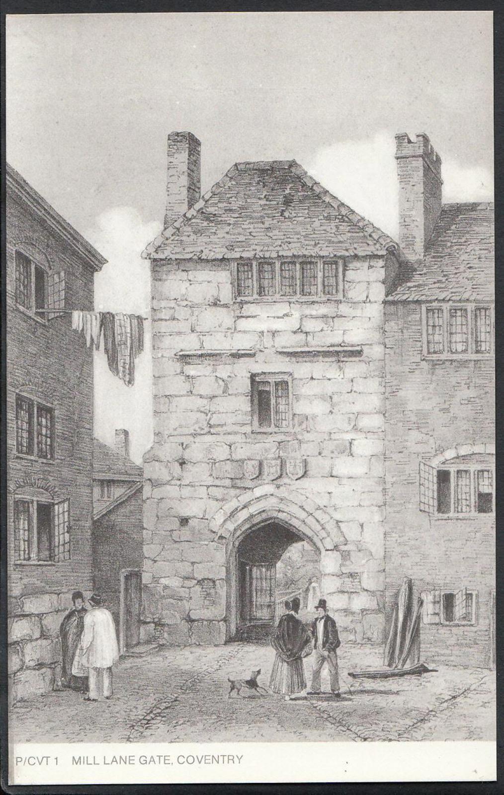 Warwickshire Postcard - Mill Lane Gate, Coventry   DP697