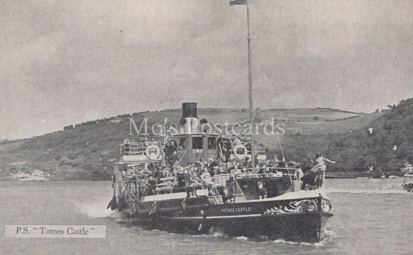 Shipping Postcard - Paddle Steamer Totnes Castle, Passenger Ferry  XT86
