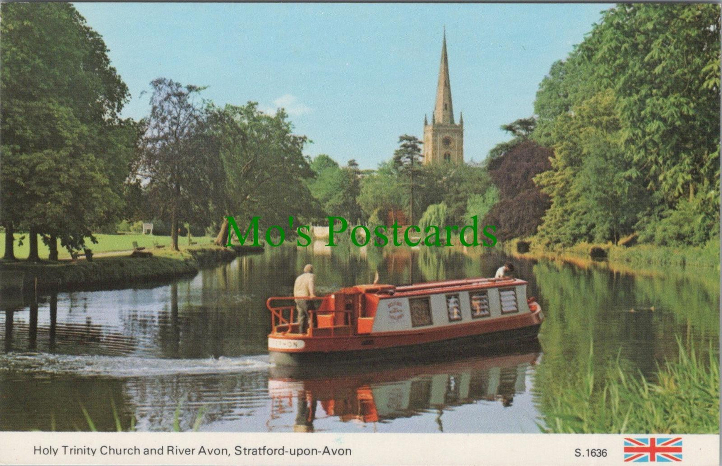 Warwickshire Postcard - Stratford-Upon-Avon, Holy Trinity Church & River RS31747