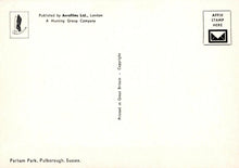 Load image into Gallery viewer, Sussex Postcard - Aerial View of Parham Park, Pulborough RRR354
